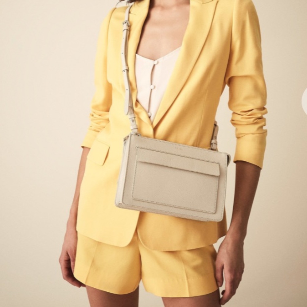 Reiss April Leather Crossbody Bag